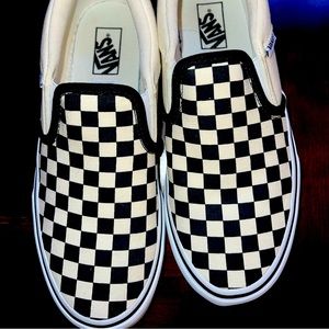 NWOT Kids Vans Checkerboard sneakers.